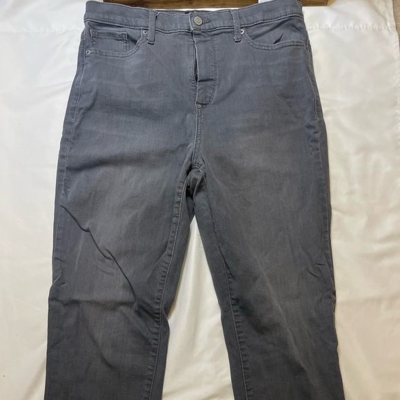 Banana Republic factory size 31/12 black high rise skinny jeans - Picture 2 of 5